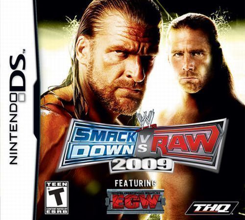 WWE SmackDown Vs Raw 2009 Featuring ECW (Europe) Game Cover